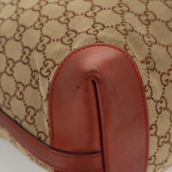 GUCCI GG Canvas Tote Bag Beige Gold 247209 Auth - Picture 13 of 16